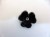 Black and Diamante Flower Buttons