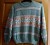 Jaeger Almond Fair Isle Sweater