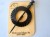 Ebony Wood Circular  Shawl Pin Set