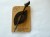 Ebony Wood Engraved Flower Shawl Pin Set