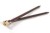 Pavi Rosewood Straight Needles with  Inlaid Tops