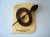 Rosewood Leaf Engraved Oval Shawl Pin Set
