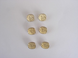 ''Gold'' Bark Buttons - Small