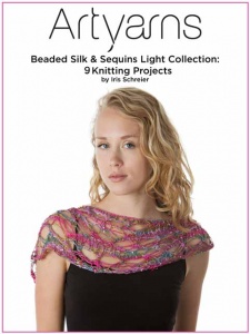 Artyarns Beaded Silk with Sequins Light #528 + Clear Beads and Free Pattern Book