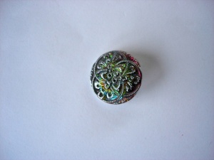 Abstract Silver Buttons