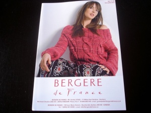 Berg�re de France Banded Collar Jumper Pattern