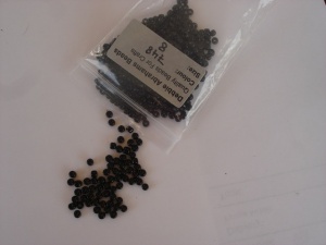 Debbie Abrahams Opaque Colour Seed Beads Black Size 8/0