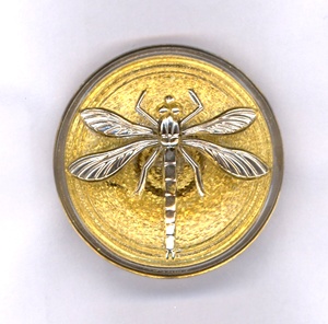 Dragonfly Buttons - Gold