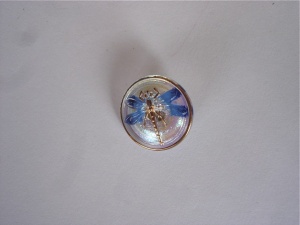 Dragonfly Buttons - Pink / Blue Small Size