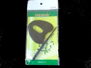 Ebony Artist's Pallet 2 Piece Shawl Pin #1418