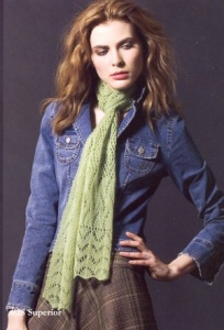 Filatura di Crosa Lacy Sampler Scarf Pattern