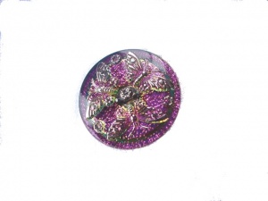 Fuchsia Butterfly Buttons