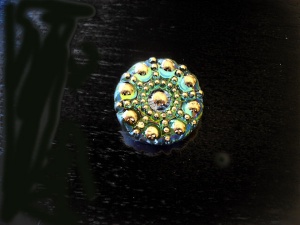 Green and Gold Buttons