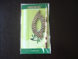 Horn Offset Teardrop 2 Piece Shawl Pin #1409
