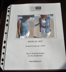 Ilga Leja Waves of Lace Shell and Scarf