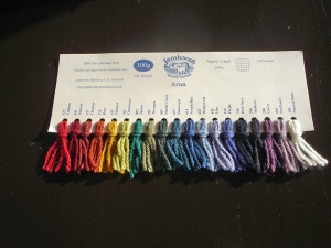 Jamieson Shetland Aran Shade Card