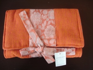 Lantern Moon Crochet Hook Case Tangerine/Ivory