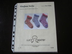 Lucy Neatby Gingham Socks