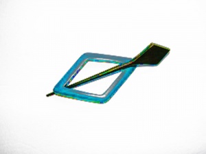 Pollika Diamond Shawl Pin - Blue