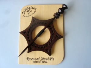 Rosewood Six Sided Shawl Pin Set