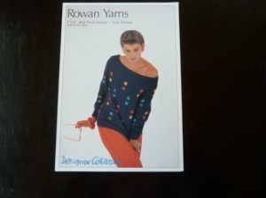 Rowan Judy Dodson Boat Neck Sweater Pattern