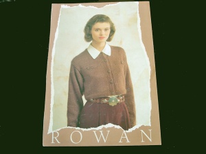 Rowan Kim Hargreaves Cropped Cardigan with Mock Pockets Pattern