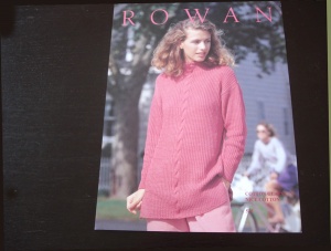 Rowan Kim Hargreaves Fancy Ribbed Sweater with Cable