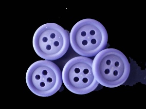Rowan Opaque Purple Plastic Buttons With Rims