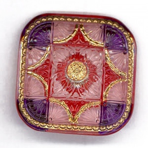 Square Pink and Lilac Buttons
