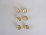 ''Gold'' Bark Buttons - Small
