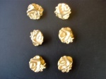 ''Gold'' Rosette Buttons