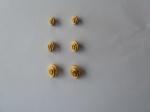 ''Gold'' Swirl Buttons