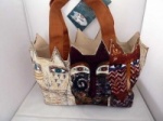 Laurel Burch Ancestral Cats Medium Tote