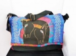 Laurel Burch  Embracing Horses Messenger Bag