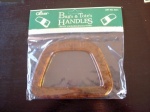 Clover D Shaped Amber Bag Handles