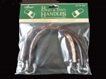 Clover U Shaped Brown Marble Effect Bag Handles