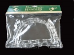 Clover U Shaped Clear Bamboo Effect Bag Handles