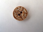 Debbie Abrahams Abstract Terracotta/Ecru Buttons