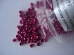 Debbie Abrahams Metallic Hot Pink Beads Size 6/0