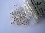 Debbie Abrahams Silver Lined Clear Beads Size 8/0