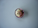 Dragonfly Buttons - Pink/Green - Small Size