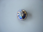 Dragonfly Buttons - Royal/Gold - Small Size