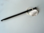 Ebony Crochet Hook Triple Turned Top 7.5mm