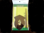 Ebony Keyhole 2 Piece Shawl Pin #1417