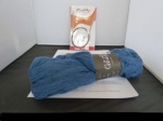 Filigran Lace Shawl Kit in Denim