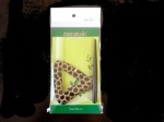 Horn Curvy Triangle 2 Piece Shawl Pin #1404