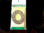 Horn Oval 2 Piece Shawl Pin #1403