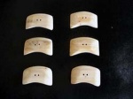 Kauni Light Curved Edge Buttons