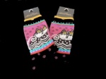Laurel Burch Spotted Cat Socks - Black Colourway