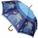 Laurel Burch Indigo Cats Umbrella